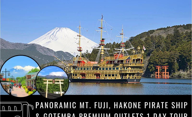Mt. Fuji and Hakone Pirate Ship One Day Tour from Tokyo