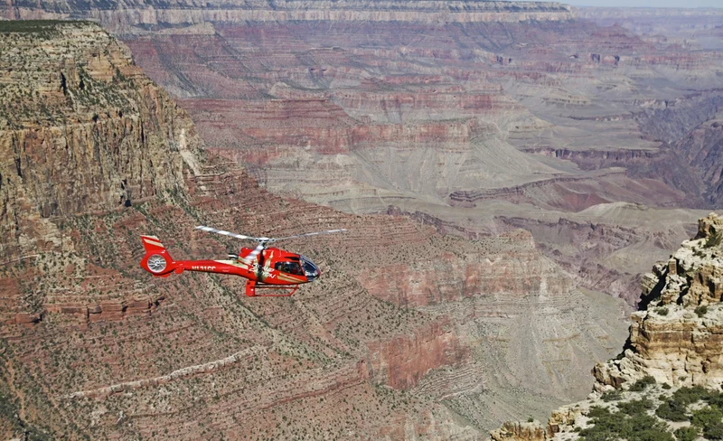 Grand Canyon South Rim Majestic Helicopter Tour with Optional Hummer
