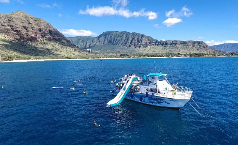 Oahu Dolphin Cruise with Water Activities (Pickup and Lunch Included)