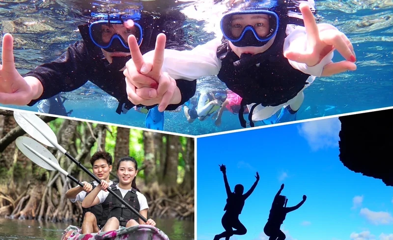 Ishigaki Island: 1-Day Mangrove SUP/Canoeing & Blue Cave Snorkeling Tour