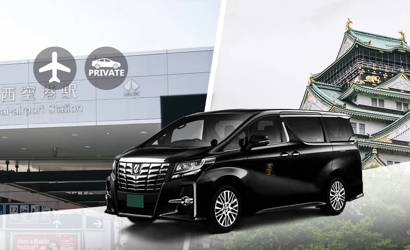 Private Kansai International Airport Transfers (KIX) for Osaka, Nara, & Kobe
