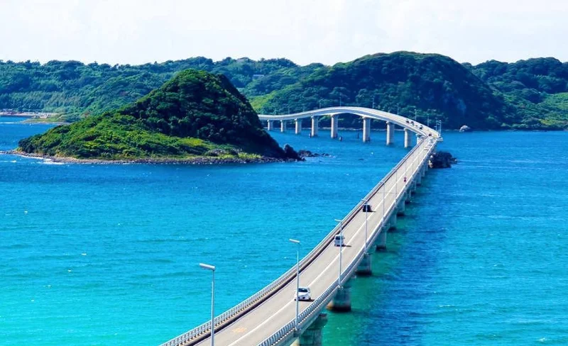 Tsunoshima Bridge & Motonosumi Inari Shrine Day Tour from Fukuoka