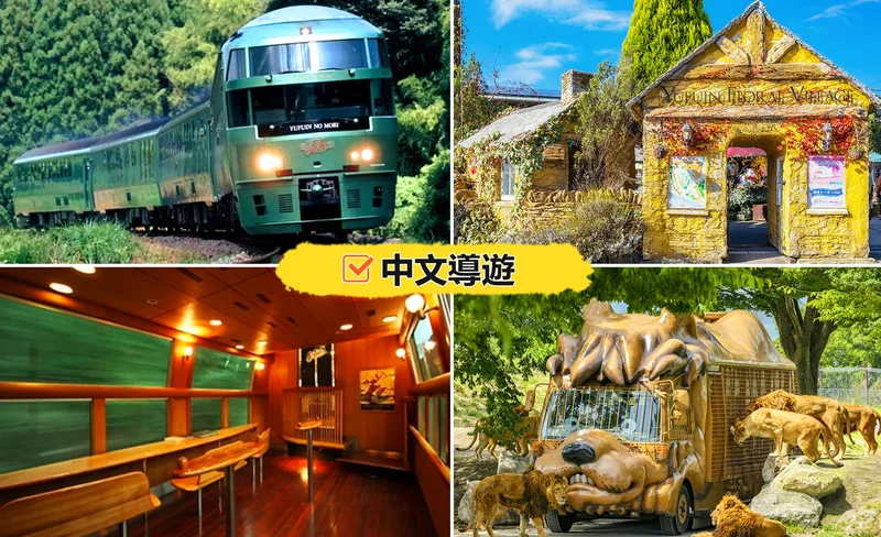 African Safari & Yufuin day tour return by Yufuin no Mori