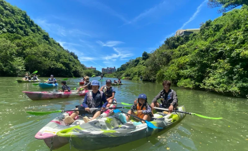 Kayaking on the Hija River (Okinawa)