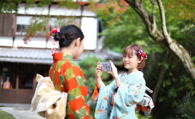One Day Kimono Rental in Miyajima, Hiroshima