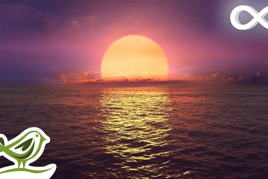 Purple Sunset: Ocean Sounds & Relaxing Sleep Music