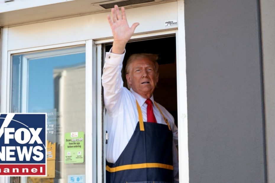 Liberal media has meltdown over Trump's 'first day' working at McDonald's