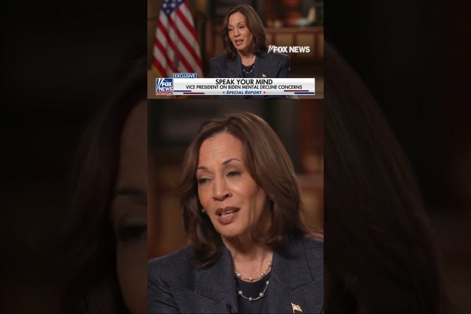 Bret Baier presses Kamala Harris on Biden's mental state