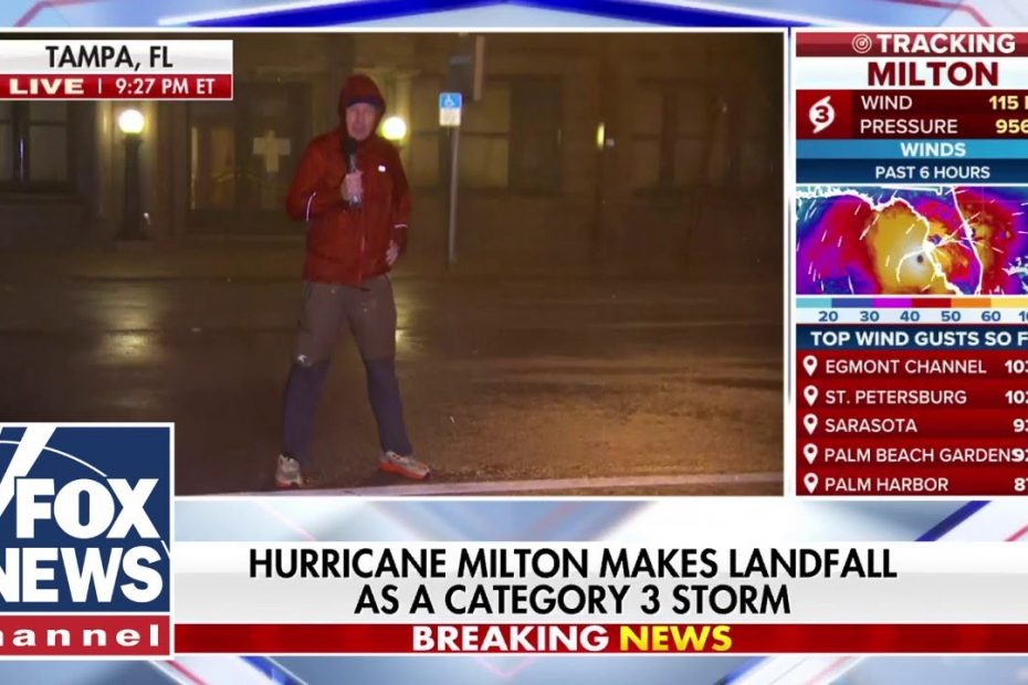 Hurricane Milton makes landfall near Siesta Key, Fla