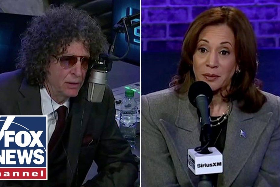 Howard Stern's 'stupid' question to Kamala Harris