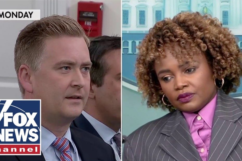 Peter Doocy left stunned by Karine Jean-Pierre