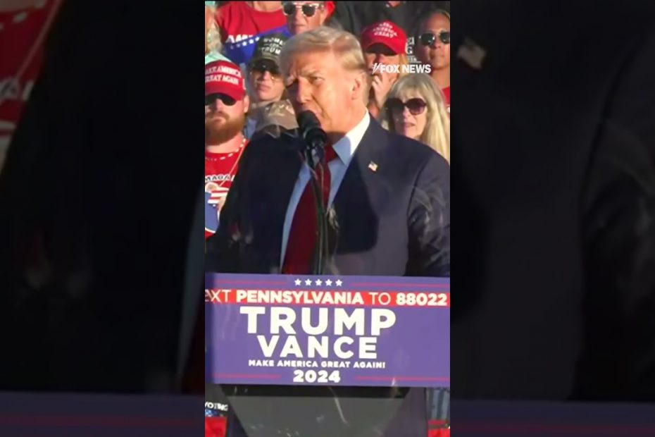 ‘AS I WAS SAYING’: Former President Trump kicks off rally in Butler, Pennsylvania