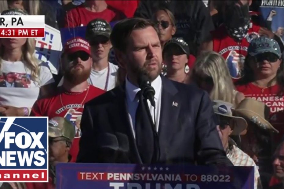 JD Vance addresses Butler, PA rally: 'I truly believe God saved Trump's life'