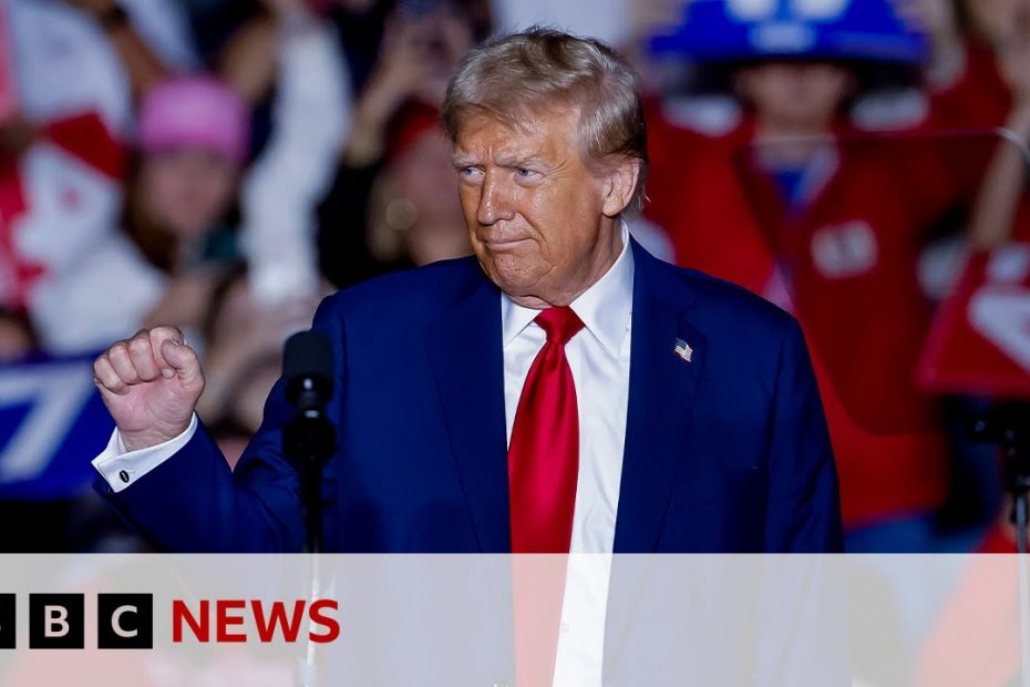 Would Donald Trump accept defeat in the US presidential election? | BBC News