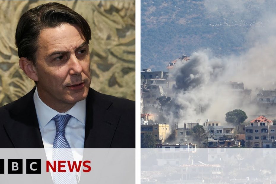 US envoy in Beirut as ceasefire talks under way | BBC News