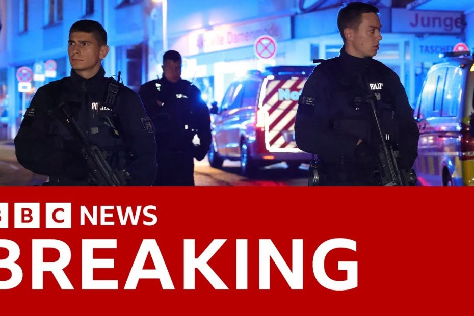 Several killed in knife attack in Solingen, Germany | BBC News
