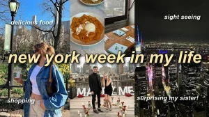 A WEEK IN NEW YORK CITY TRAVEL VLOG exploring, best food spots, surprising my sister, & more!