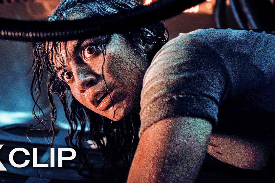Kay Is Chased By A Xenomorph Scene - ALIEN: ROMULUS (2024)
