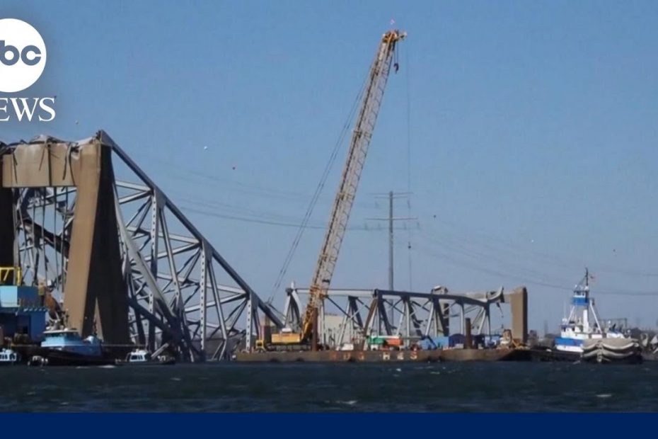 Cranes arrive at Baltimore bridge collapse