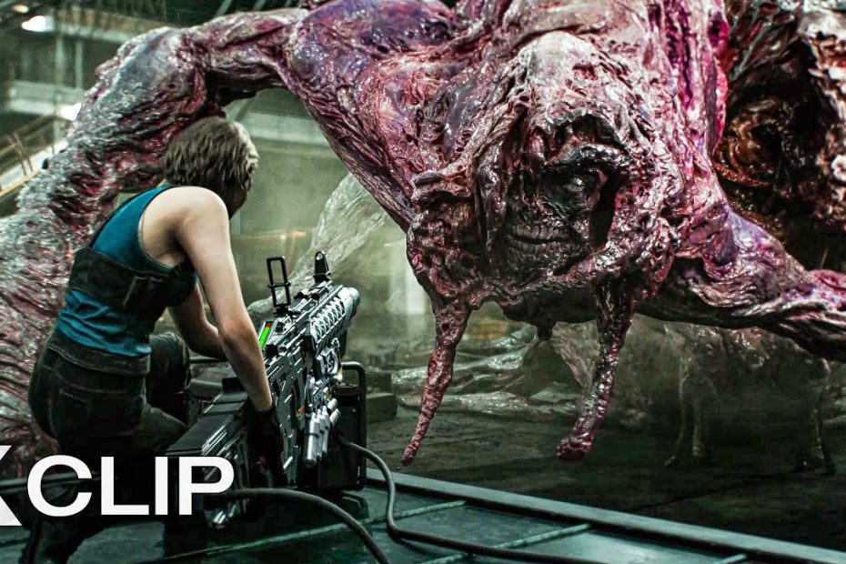 Giant Mutant Monster Fight Scene - Resident Evil: Death Island (2023)