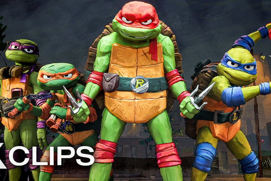 Teenage Mutant Ninja Turtles: Mutant Mayhem All Clips & Trailer (2023)