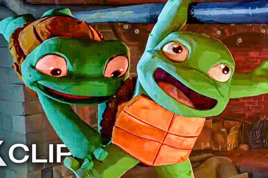 Baby Ninja Turtles Scene - Teenage Mutant Ninja Turtles: Mutant Mayhem (2023)