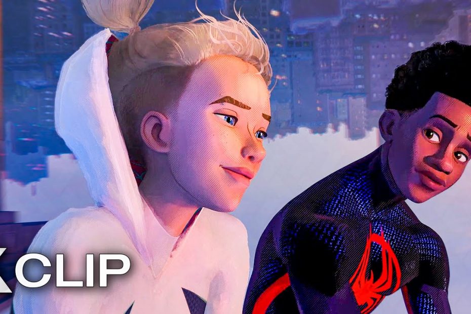 “Gwen Stacy Falls in Love with Spider-Man” Scene - Spider-Man: Across The Spider-Verse (2023)
