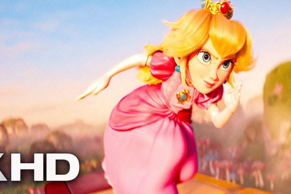 Princess Peach Kicks Bowser! Scene - THE SUPER MARIO BROS. MOVIE (2023)