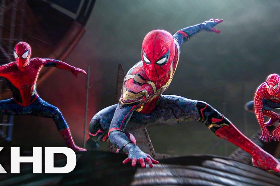 All Three Spider-Man Cure The Villains Scene - Spider-Man: No Way Home (2021)
