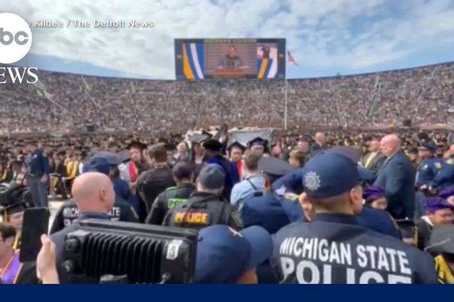 Campuses hold weekend graduations following days of protests
