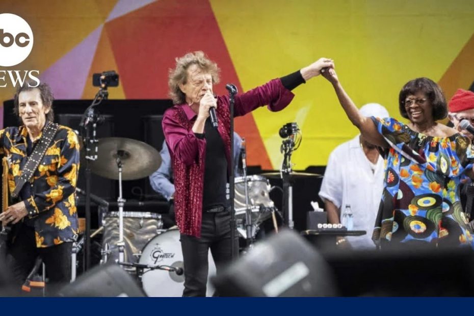 The Rolling Stones perform at New Orleans Jazz Fest