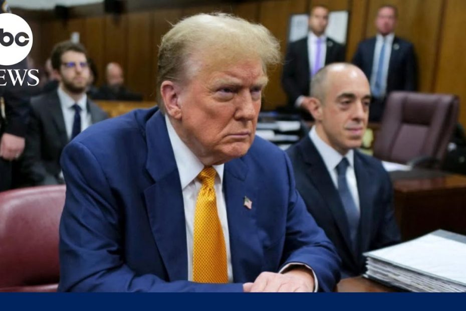 Trump appears frustrated with his lawyer in hush money trial