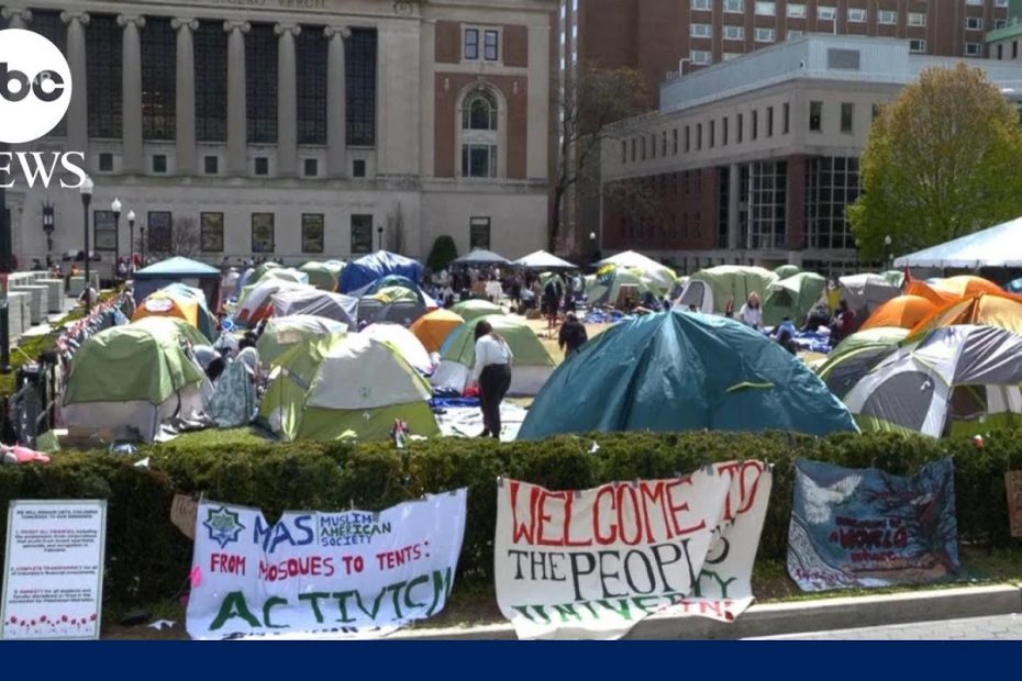 Columbia University tells protesters they must leave encampment by Monday afternoon