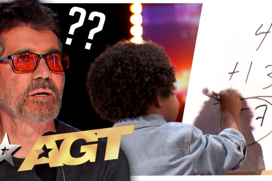 2 Year Old GENIUS Leaves Simon Cowell Feeling STUPID on America's Got Talent 2024!