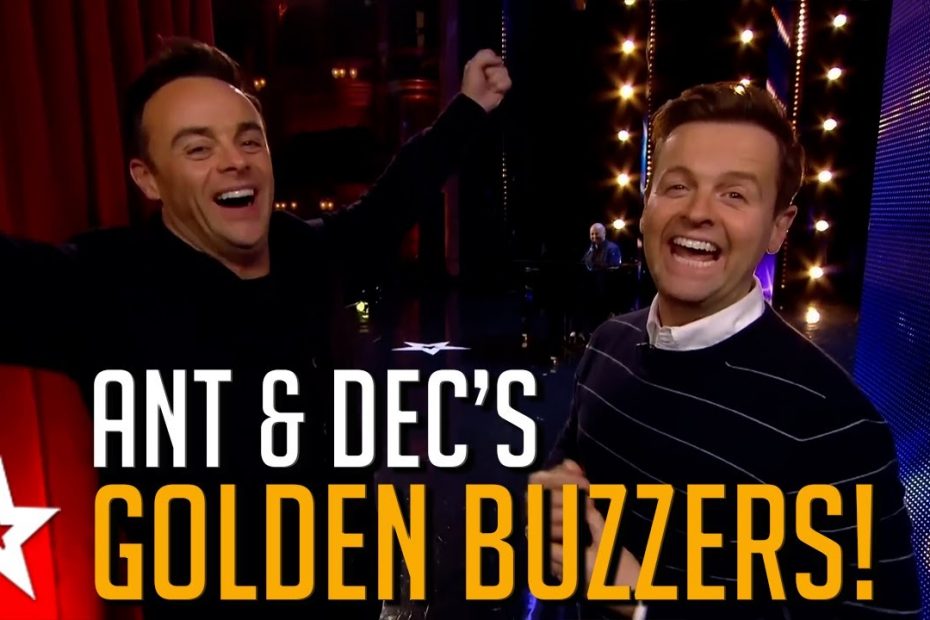 ALL ANT & DEC'S GOLDEN BUZZER Auditions from Britain's Got Talent!