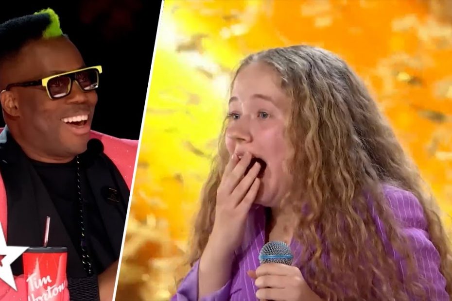 14 Year Old Singer Wins the GOLDEN BUZZER on Canada's Got Talent!