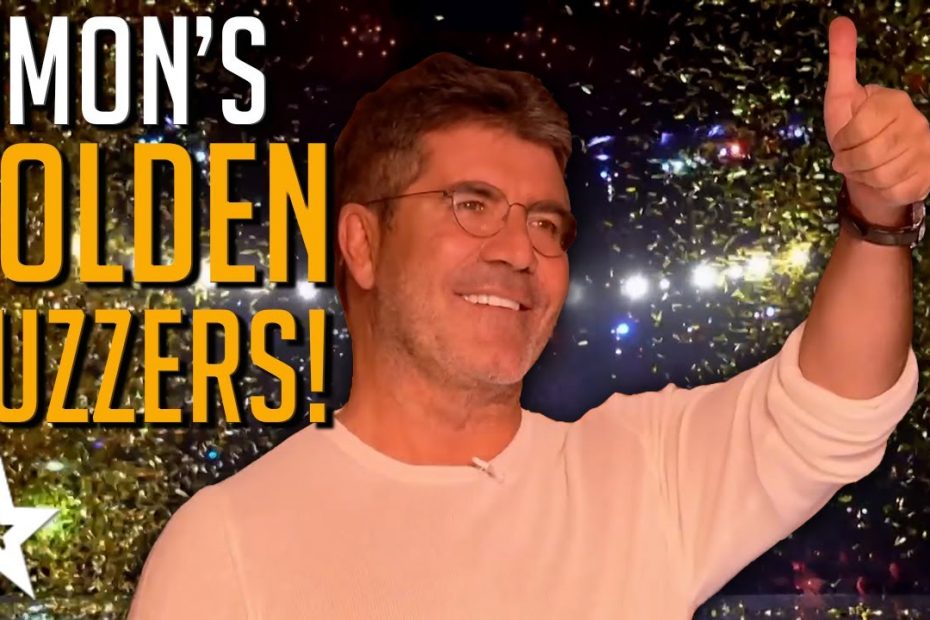 ALL SIMON COWELL'S GOLDEN BUZZER Auditions from Britain's Got Talent!