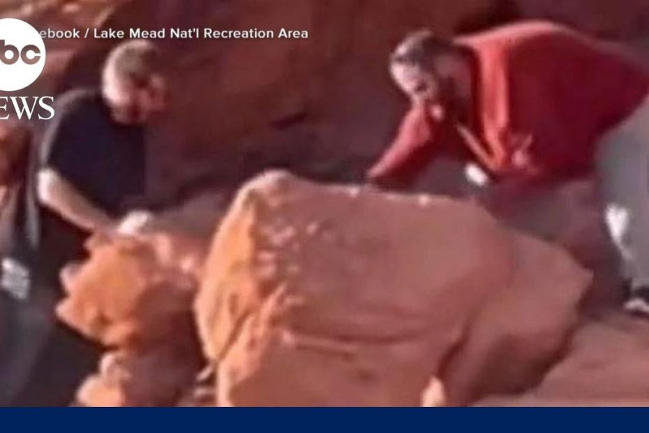 Police search for men who damaged protected rock formation at Lake Mead