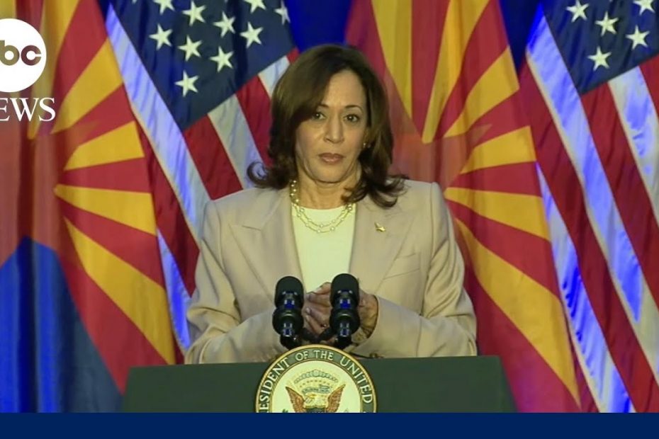 Harris visits Arizona after near-total abortion ban ruling