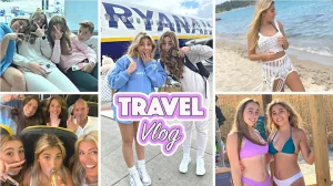 My Greece Travel VLOG! We landed in a storm! | Rosie McClelland