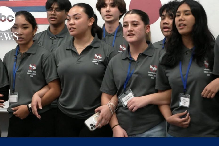 Lahaina students impacted by Maui wildfires find hope in Japan