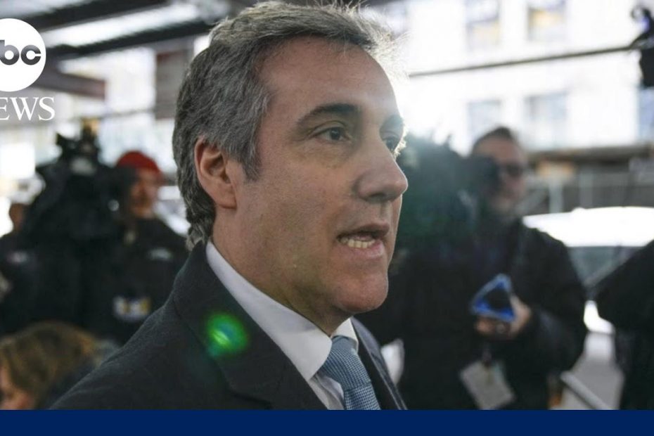 Judge rebukes Michael Cohen ahead of Monday's Trump Trial testimony