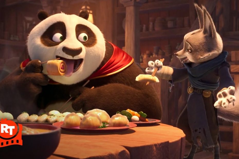 Kung Fu Panda 4 (2024) - Hilarious Happy Bunny Tavern Scene | Movieclips