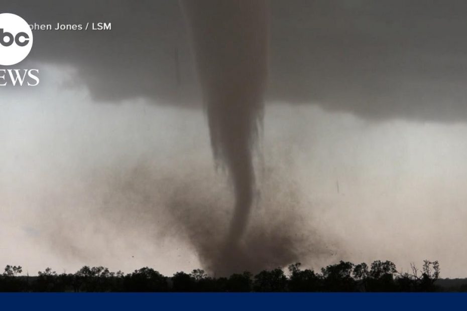 Tornadoes and flash flooding hit Texas