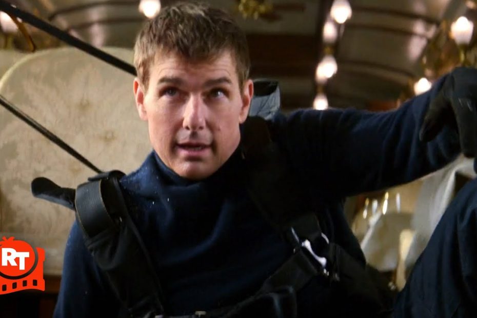 Mission: Impossible - Dead Reckoning (2023) - Ethan Parachutes Into the Train Scene