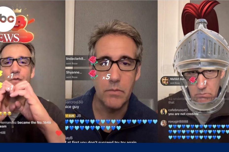 Michael Cohen cashing in on Trump trial with TikTok livestreams