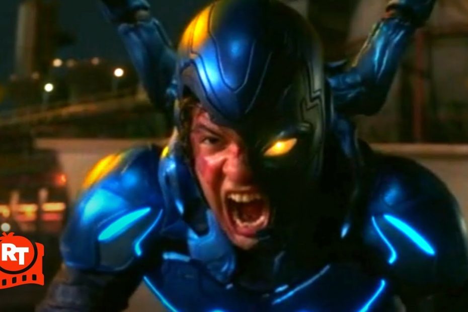 Blue Beetle (2023) - Blue Beetle vs. OMAC Awesome Fight Scene