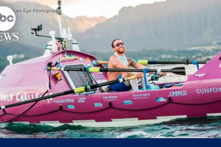 Man rows 5,000 miles solo from Hawaii to Australia