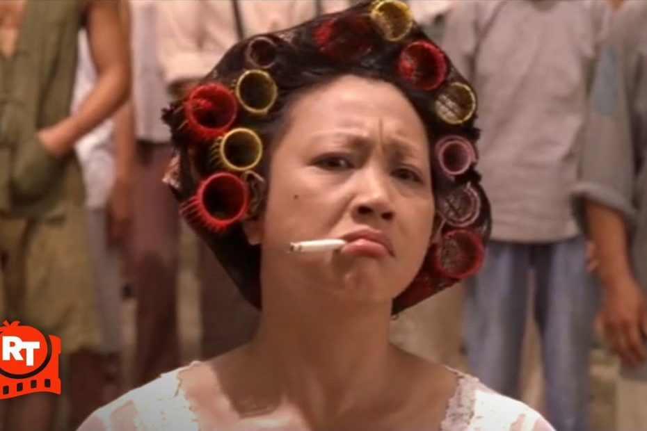 Kung Fu Hustle (2004) - The Landlady Beats Up Sing