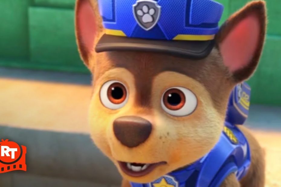 PAW Patrol: The Movie (2021) - Chase Gets Scared on a Rescue Scene | Movieclips